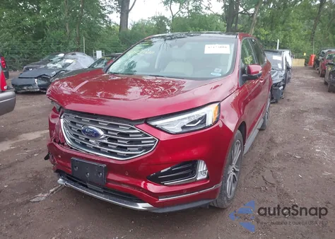 2019 Ford Edge Titanium from USA, damaged, VIN 2FMPK3K92KBC35700